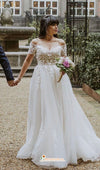short sleeve wedding dress