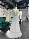 A line Sexy Back Summer Wedding Dress