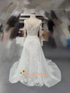Long Sleeve Lace Wedding Gown