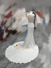 Open Back Mermaid Wedding Gown