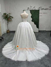 Ball Gown High Quality Backless Lace Wedding Dress
