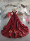 Offshoulder Red Wedding Dress