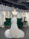 Classic Mermaid Sheer Lace Wedding Dress