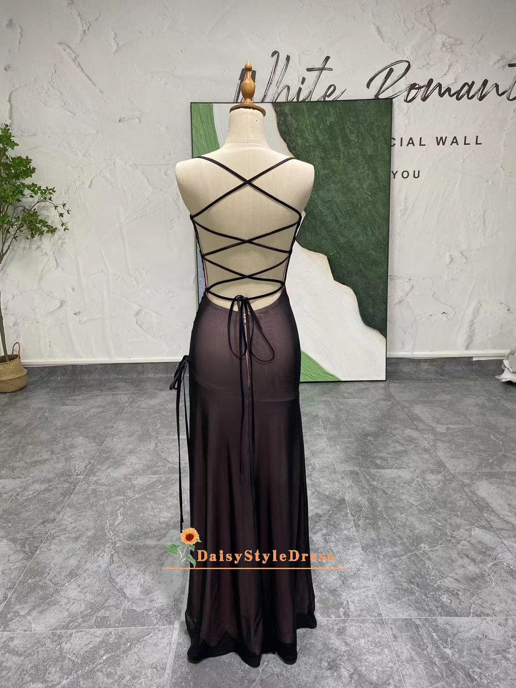 Criss Cross Prom Dress