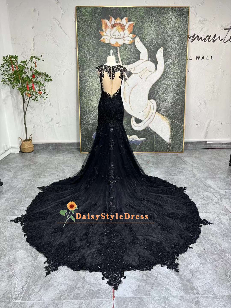 Colorful Wedding Dress with Long Train 