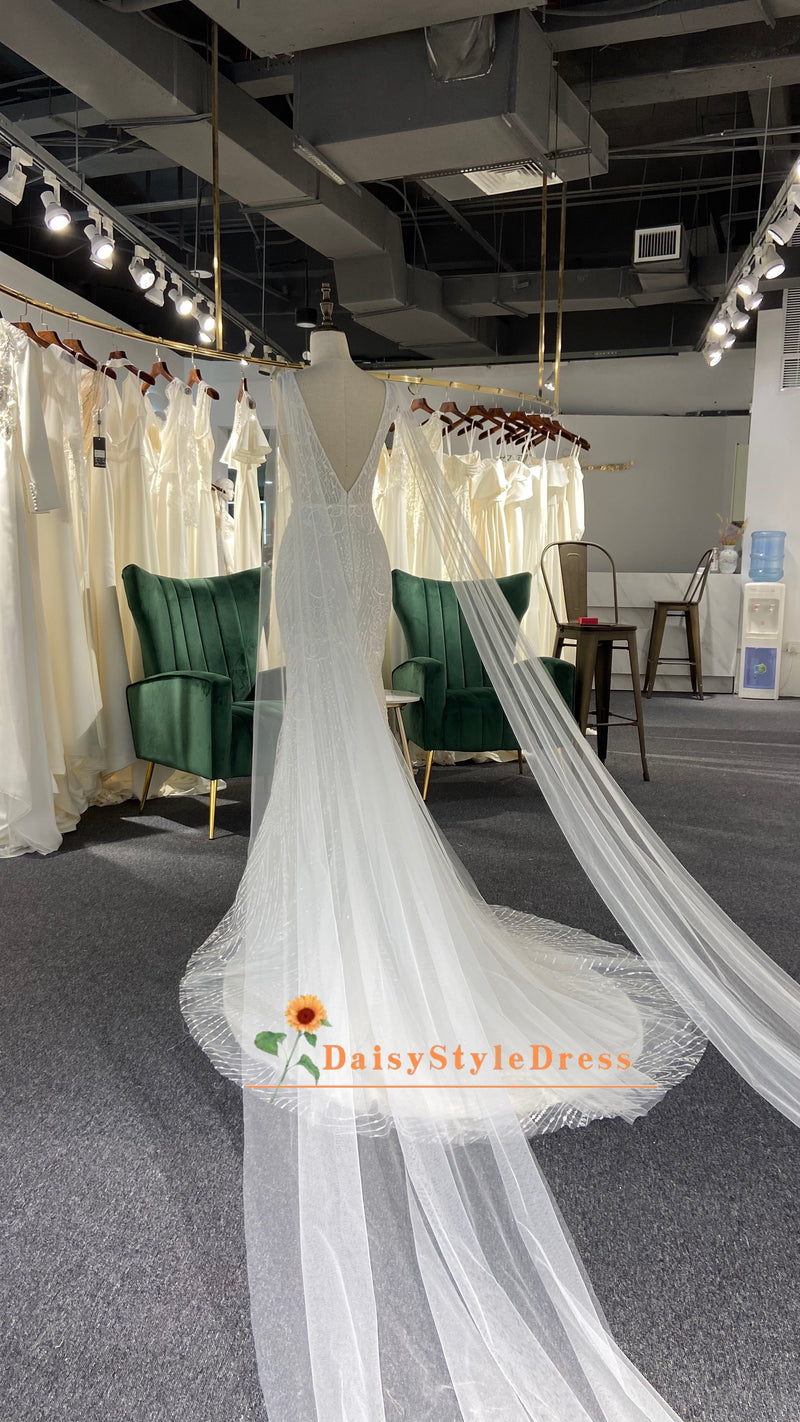 Detachable Sparkle Wedding Dress