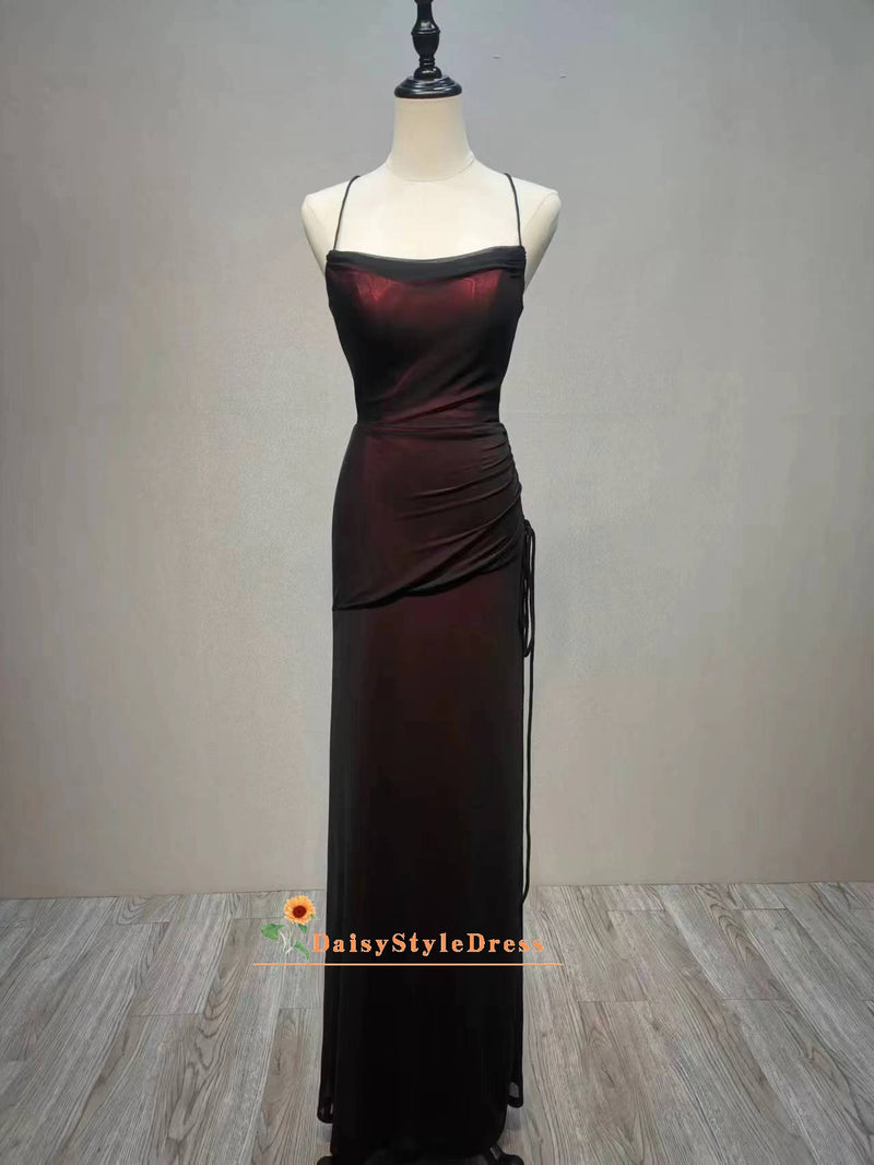 Elegant Criss Cross Back Prom Dress