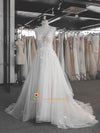 Fashion Tiered Skirt Tulle Summer Wedding Dress