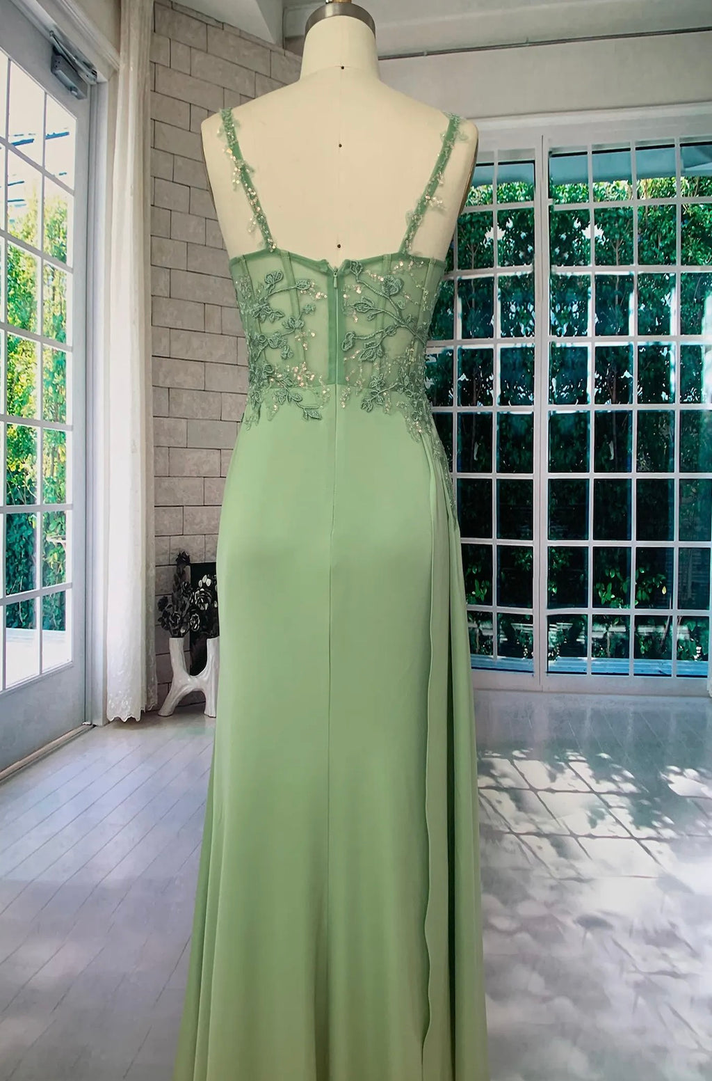 Vintage Slit party dress