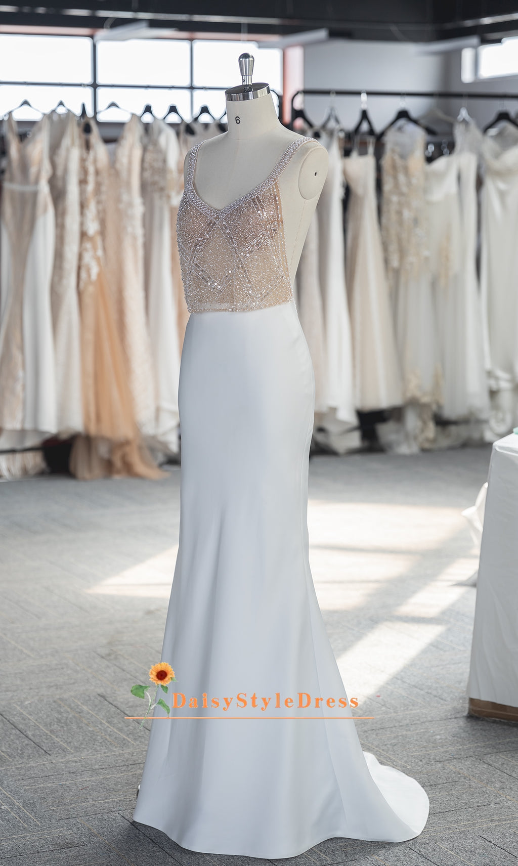 Handmade Beaded Wedding Gown