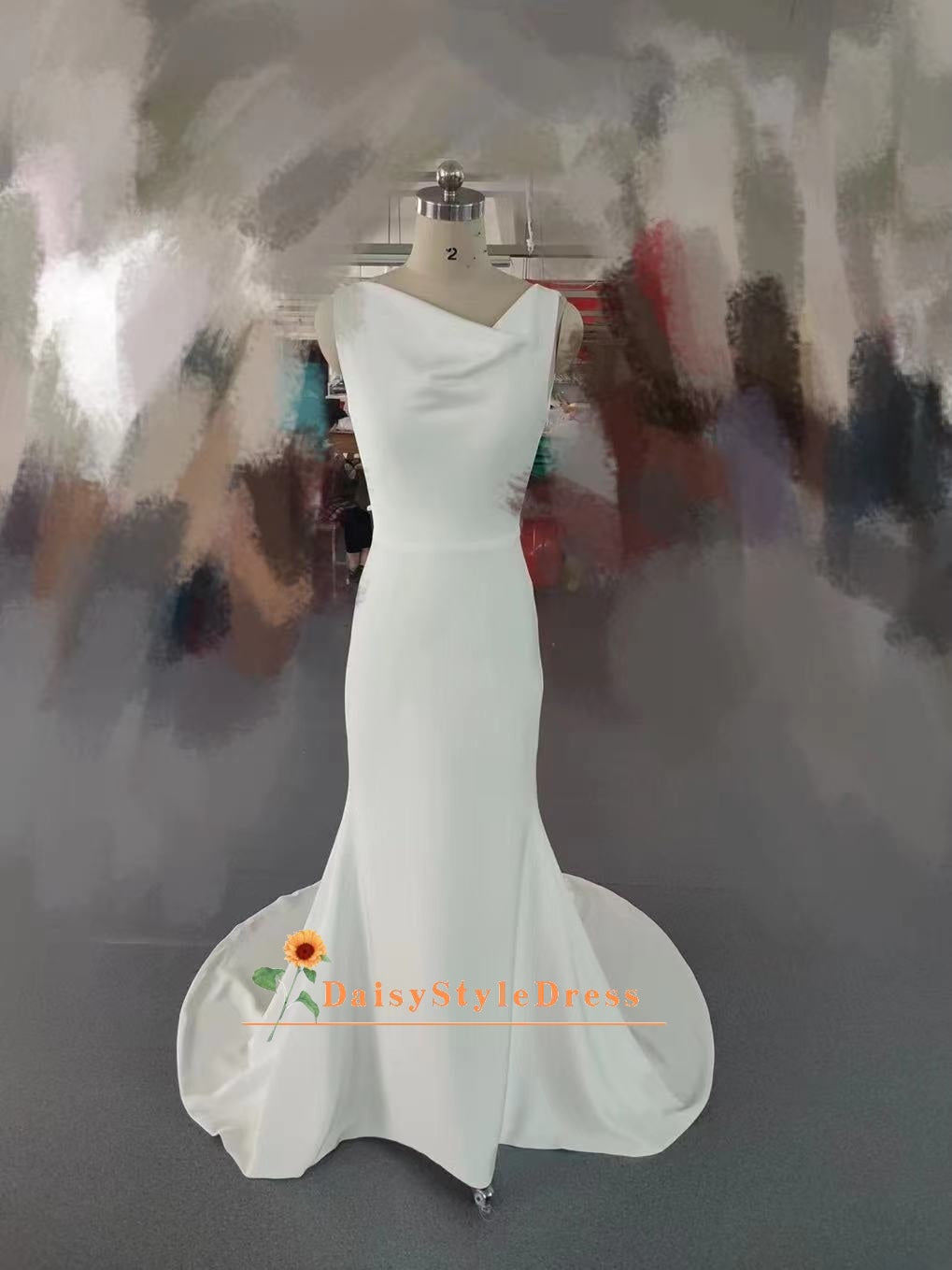 Low Back Wedding Dress