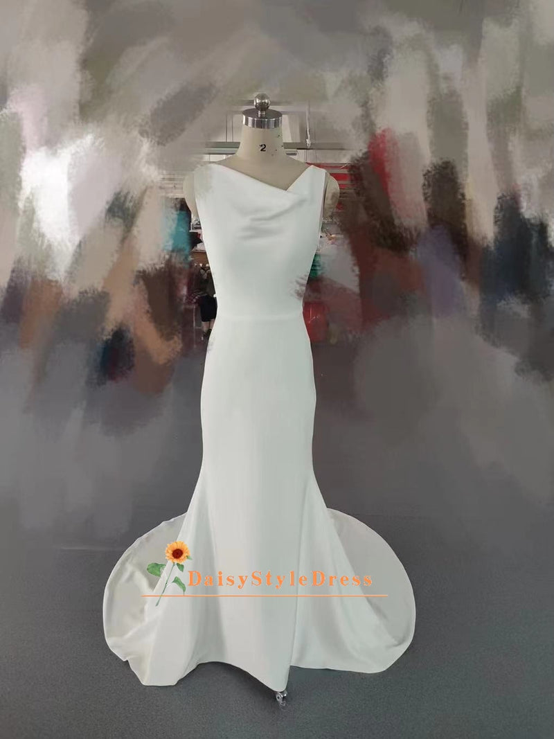 Low Back Wedding Dress