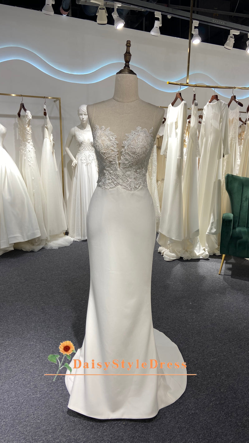 Fit and Flare Summer Wedding Dress