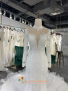 High Neckline Luxury Wedding Dress