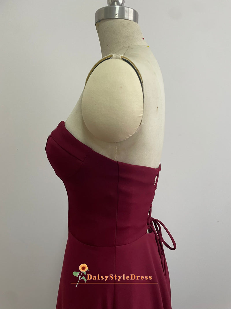 Tea Length Sweetheart Neckline Formal Party Dress