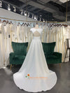 Keyhole Back Wedding Dress