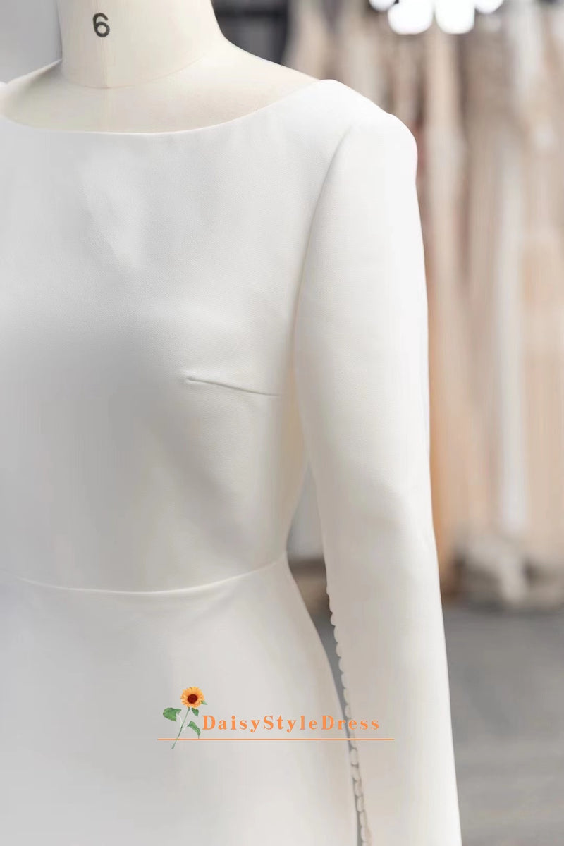 Fit and Flare Ivory Wedding Dress