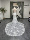 Mermaid Long Sleeve Lace Wedding Dress