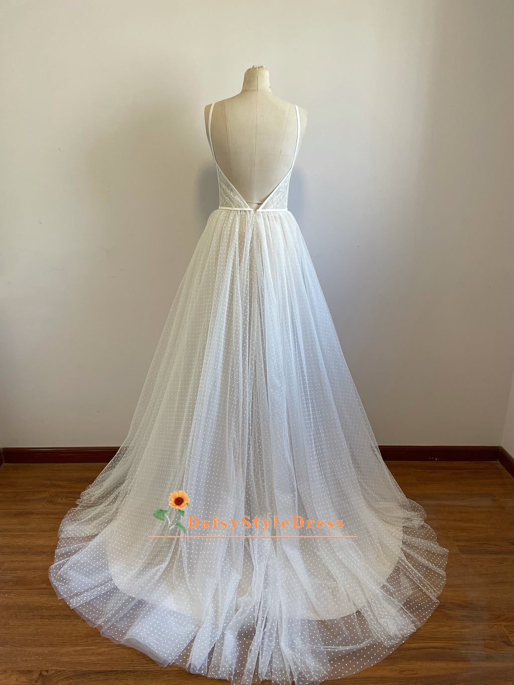 Low Back Wedding Dress