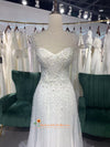 Simple Mermaid Bandeau Wedding Dress
