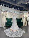 Mermaid Boho Lace Wedding Gown 