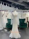 Mermaid Boho Long Sleeve Wedding Dress
