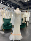 Mermaid Boho Long Sleeve Wedding Dress
