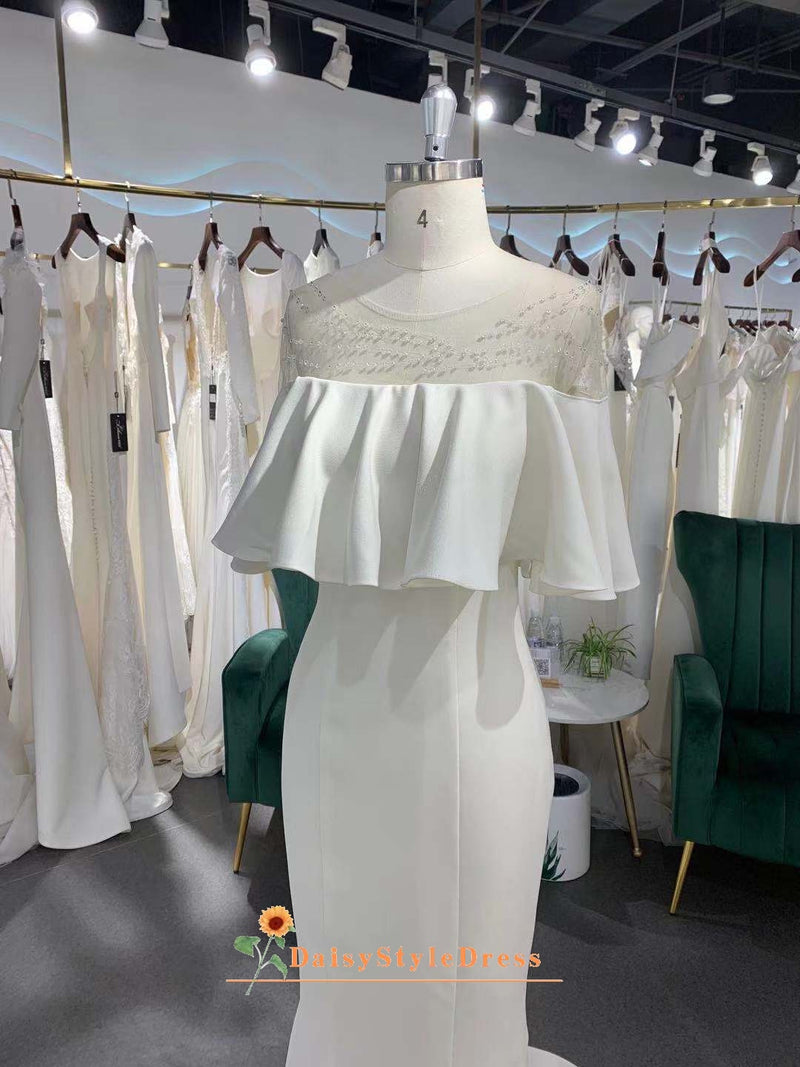 Mermaid Ruffle Wedding Dress