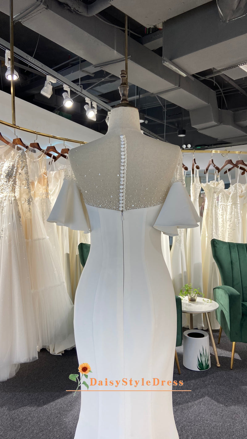 Mermaid Sequin Wedding Dress