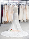 Mermaid Sexy V-Back Sparkle Wedding Dress
