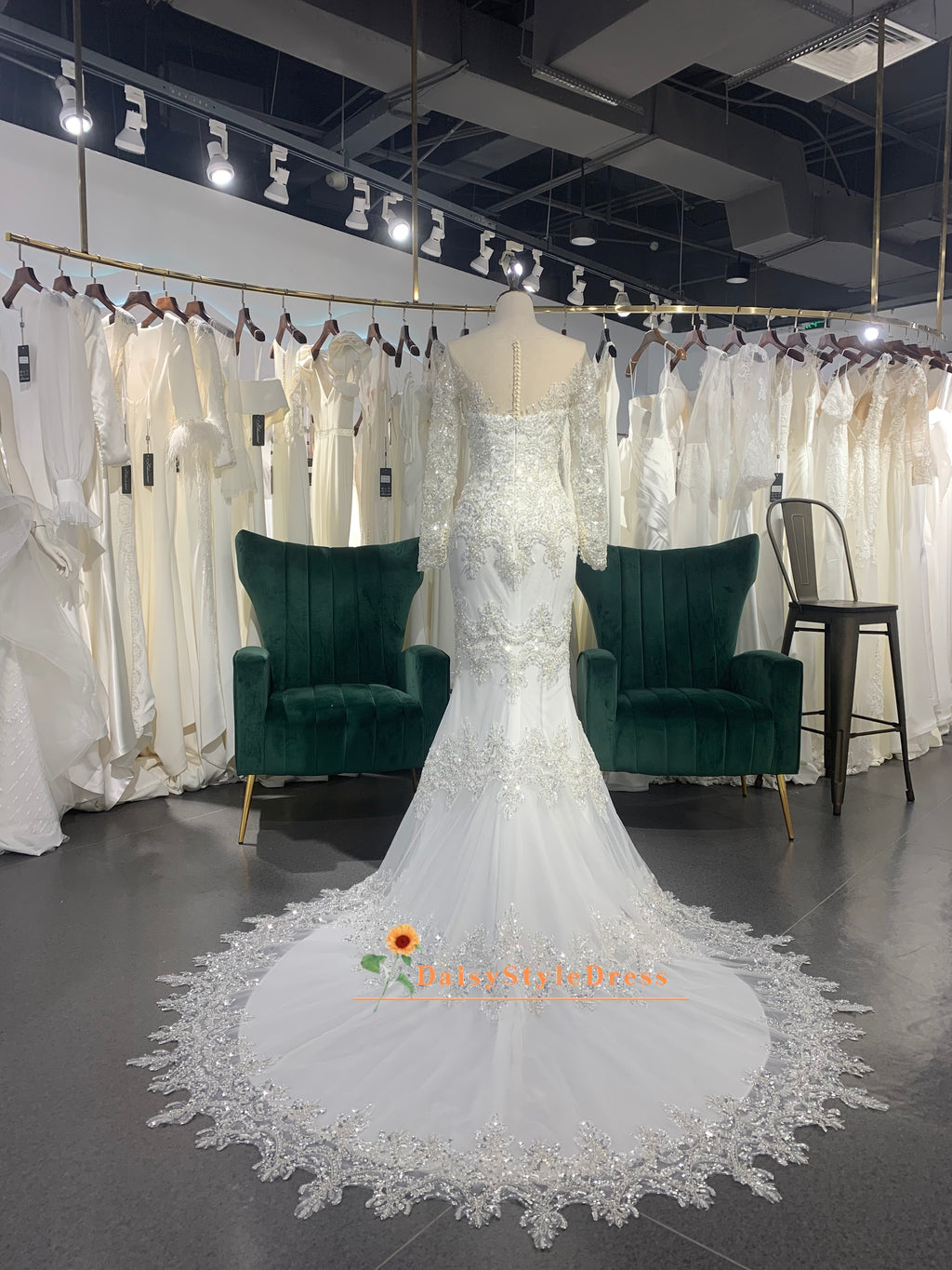 Mermaid Sparkle Wedding Dress