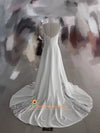Simple Sleeveless Wedding Dress