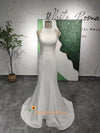Simple Mermaid Wedding Dress