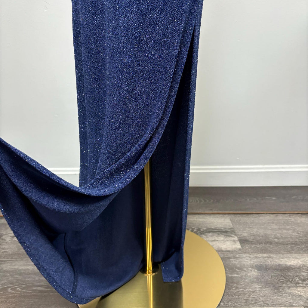 Navy Blue Sparkle   Prom Formal Dress