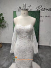 Off Shoulder Lace Wedding Dress