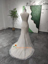 Open Back Lace Wedding Dress