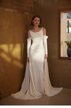 vintage long sleeve wedding dress
