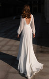 long sleeve wedding dress