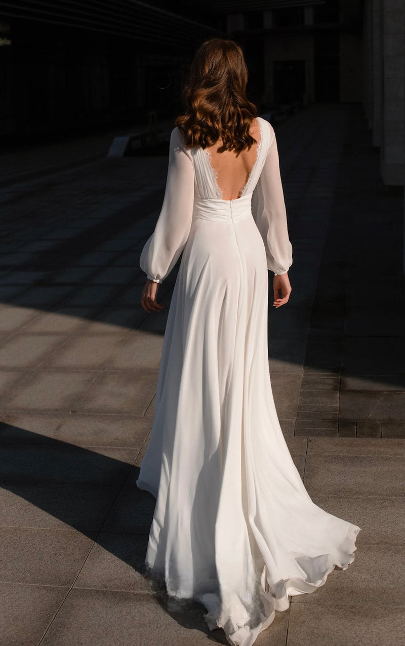 long sleeve wedding dress