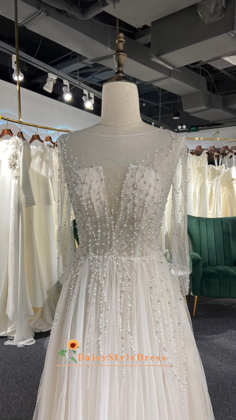  Pearl Wedding Dress
