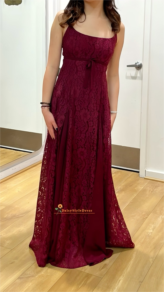 Square Neckline Party Dress 