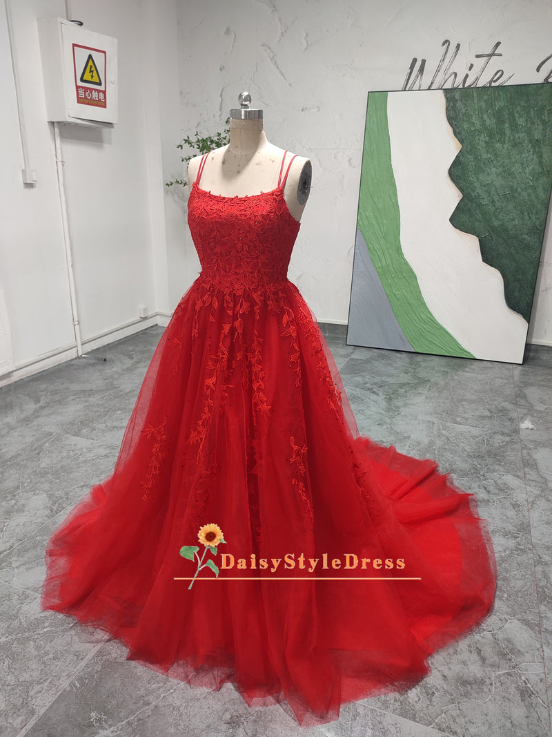 Red Slip Party Dress