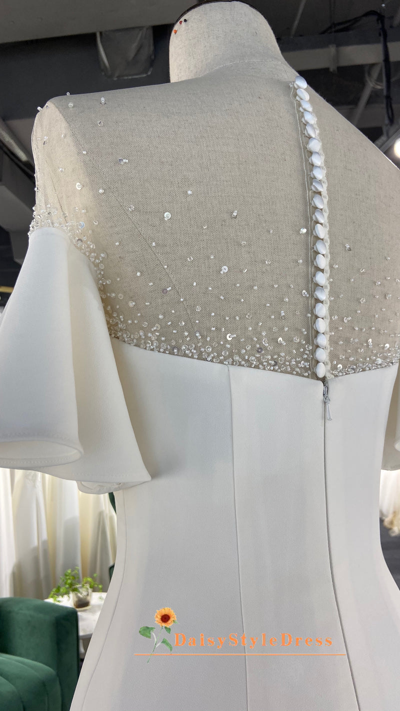 Mermaid Sequin Wedding Dress