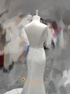 Sexy Backless Wedding Gown