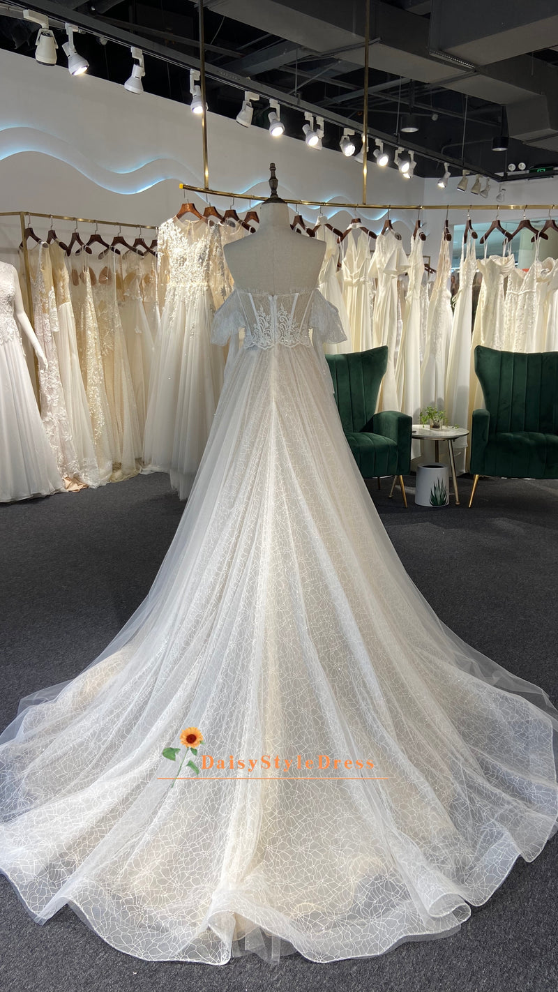 Sexy Boho Wedding Dress