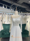 Sexy Sheer Long Sleeve Wedding Dress