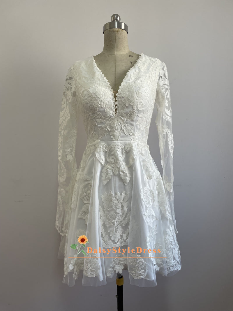 Short Wedding Gown
