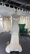 Off Shoulder Sleeve Wedding Dress