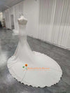 Simple Strapless Wedding Dress