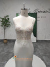 Spaghetti Straps Lace Wedding Dress